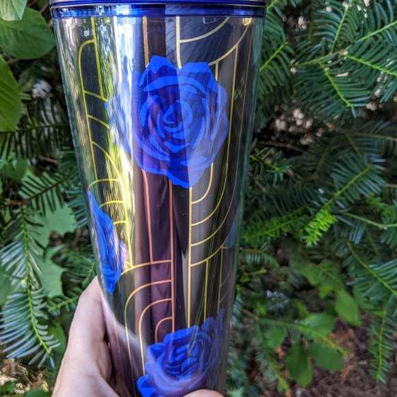 Starbucks Black Studded & Blue Rose Tumblers & Mug - Picture 8 of 11